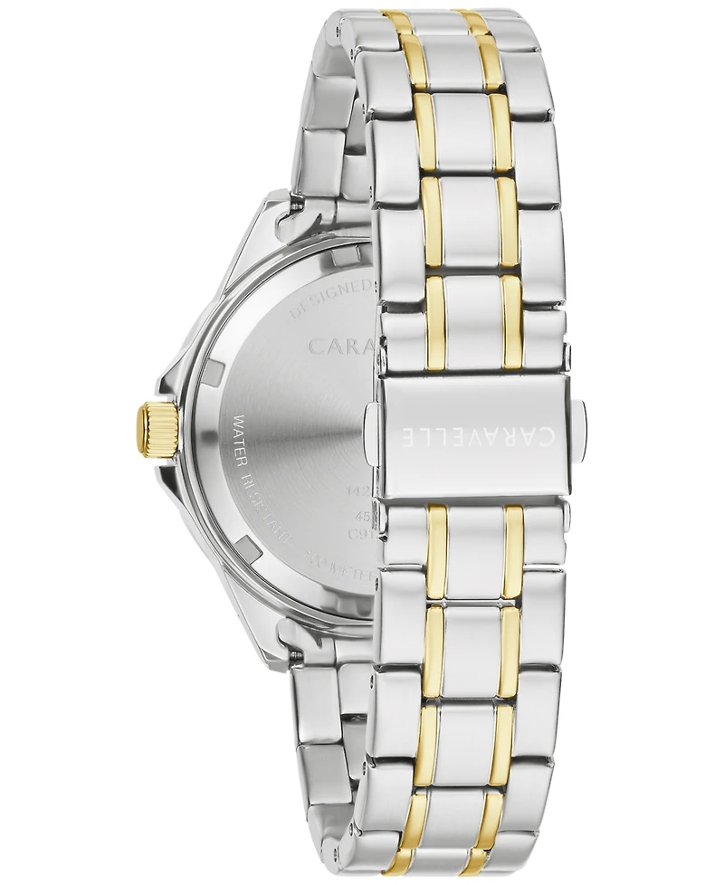Caravelle designed by Bulova Women's Two Tone Stainless Steel Bracelet Watch 36mm