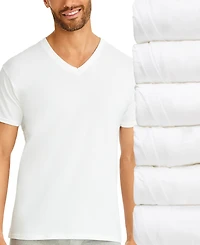 Hanes Men's Ultimate 6pk. V-Neck Undershirts