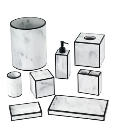 Avanti Jasper Framed Marble Look Resin Bath Accessories