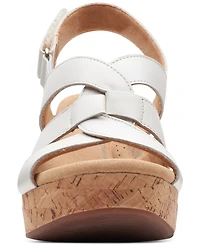 Clarks Women's Collection Giselle Beach Slingback Wedge Sandals