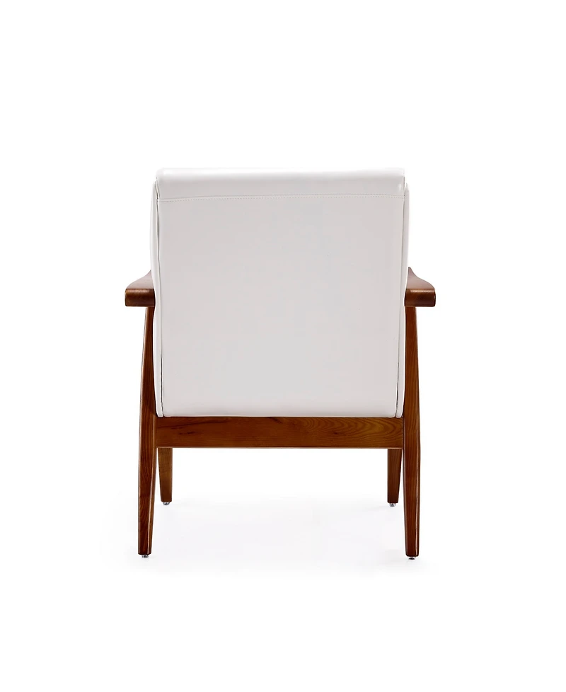 Manhattan Comfort Arch Duke Leatherette Upholstered Accent Chair