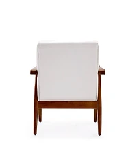 Manhattan Comfort Arch Duke Leatherette Upholstered Accent Chair
