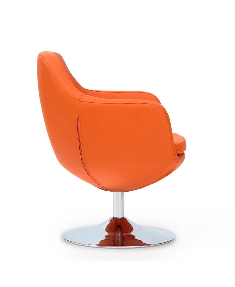 Caisson Swivel Accent Chair