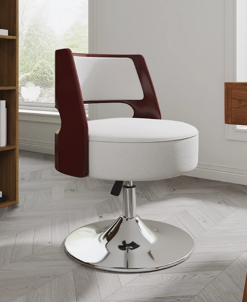 Salon Adjustable Height Swivel Accent Chair