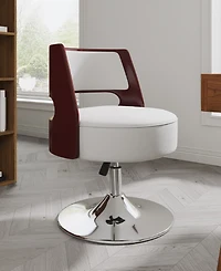 Salon Adjustable Height Swivel Accent Chair