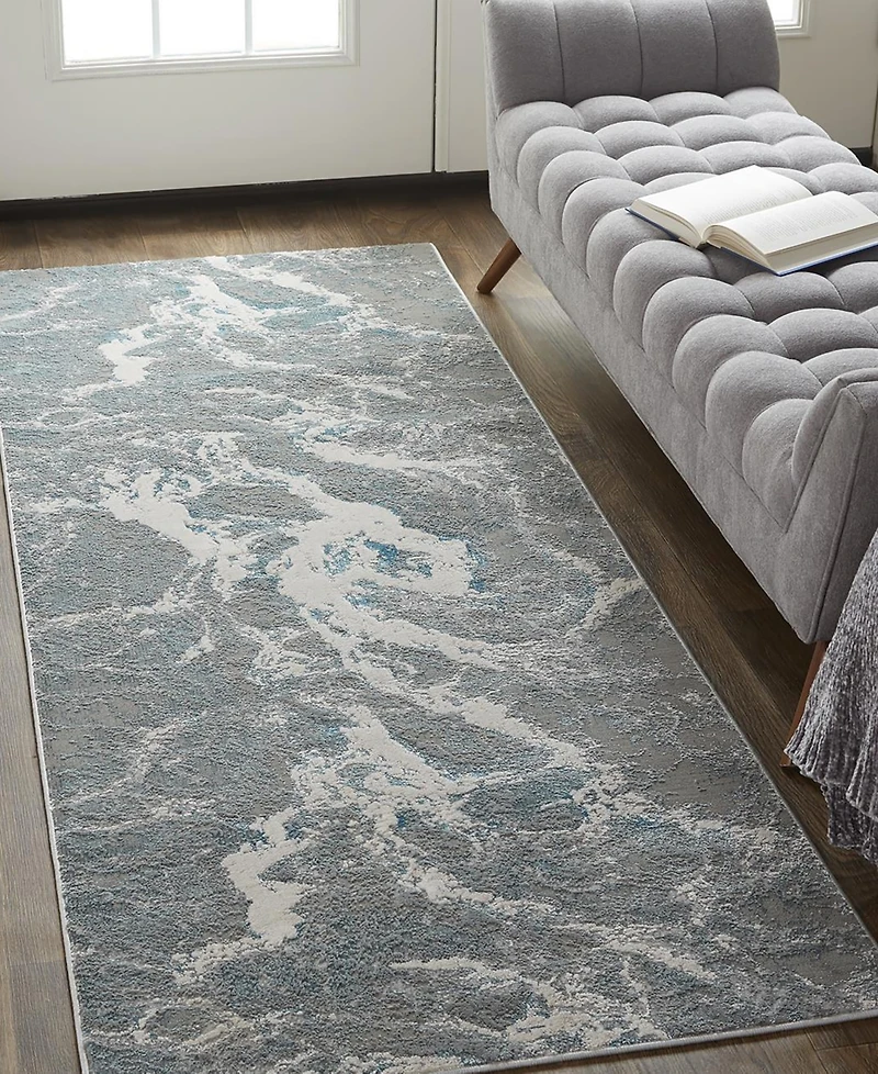 Feizy Azure R3539 2'10" x 7'10" Runner Area Rug