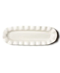 Coton Colors Signature White Ruffle Skinny Tray