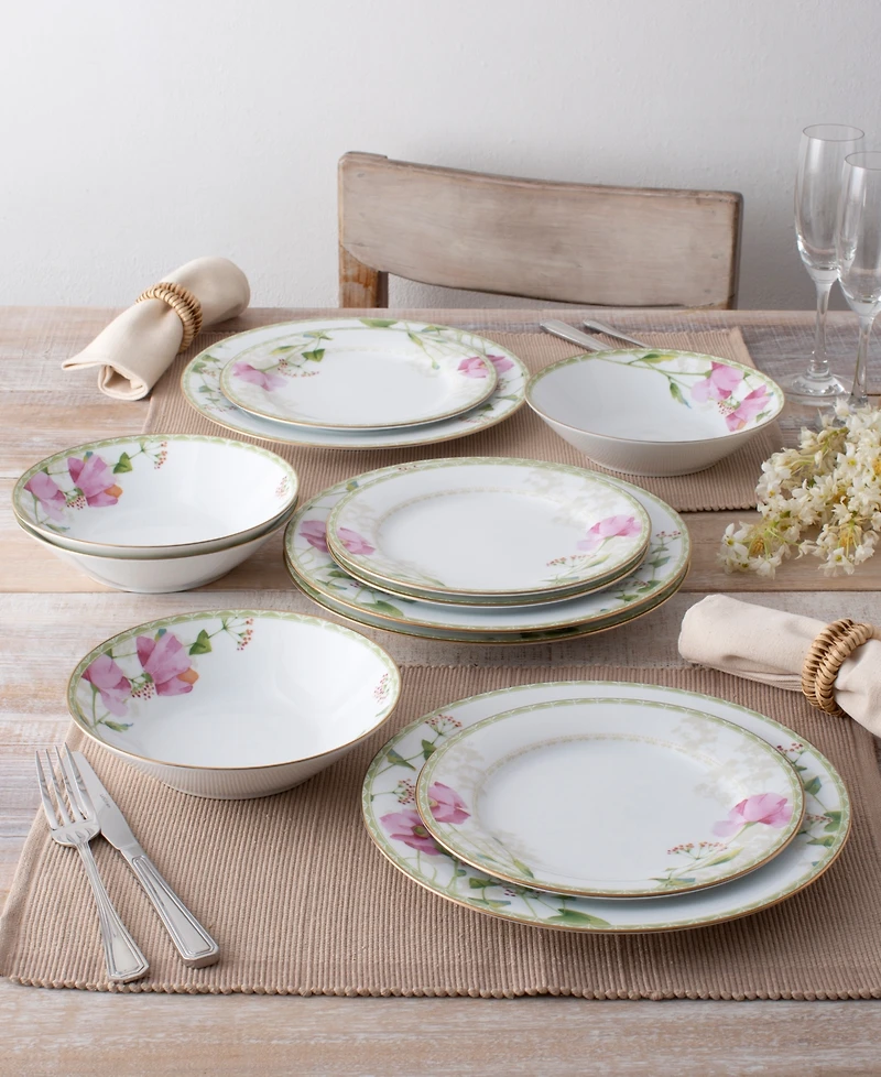 Noritake Poppy Place Set, 12 Piece