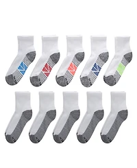 Big Boys Ultimate Ankle Socks, Pack of 10