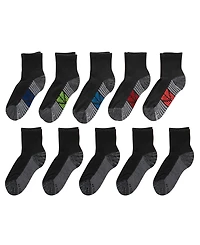 Big Boys Ultimate Ankle Socks, Pack of 10