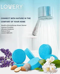 Natural Shower Steamers Body Care Set, Aromatherapy Shower Vapor Tablets, Birthday and Thank You Gifts, 8 Piece