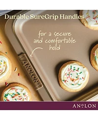 Anolon Advanced Bakeware Nonstick Cookie Sheets, Set of 2
