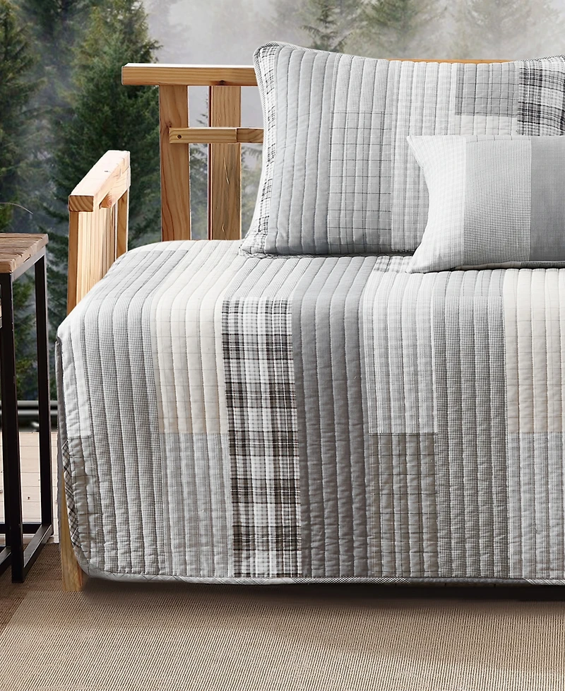 Eddie Bauer Fairview Cotton 4 Piece Quilt Set, Daybed