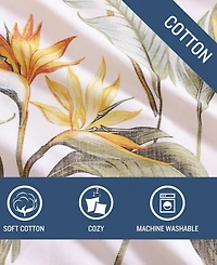 Tommy Bahama Home Birds of Paradise 4 Piece Comforter Set, King