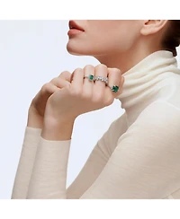 Swarovski Rose Gold-Tone Crystal Ring