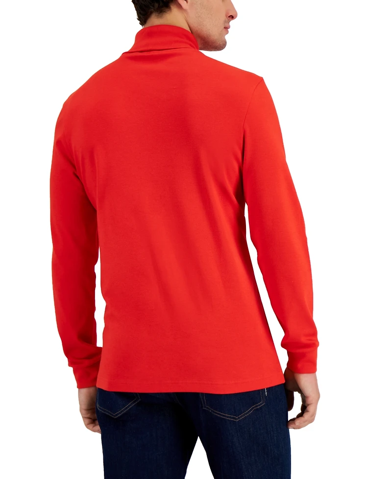 Club Room Men's Solid Turtleneck Shirt, Created for Macy's