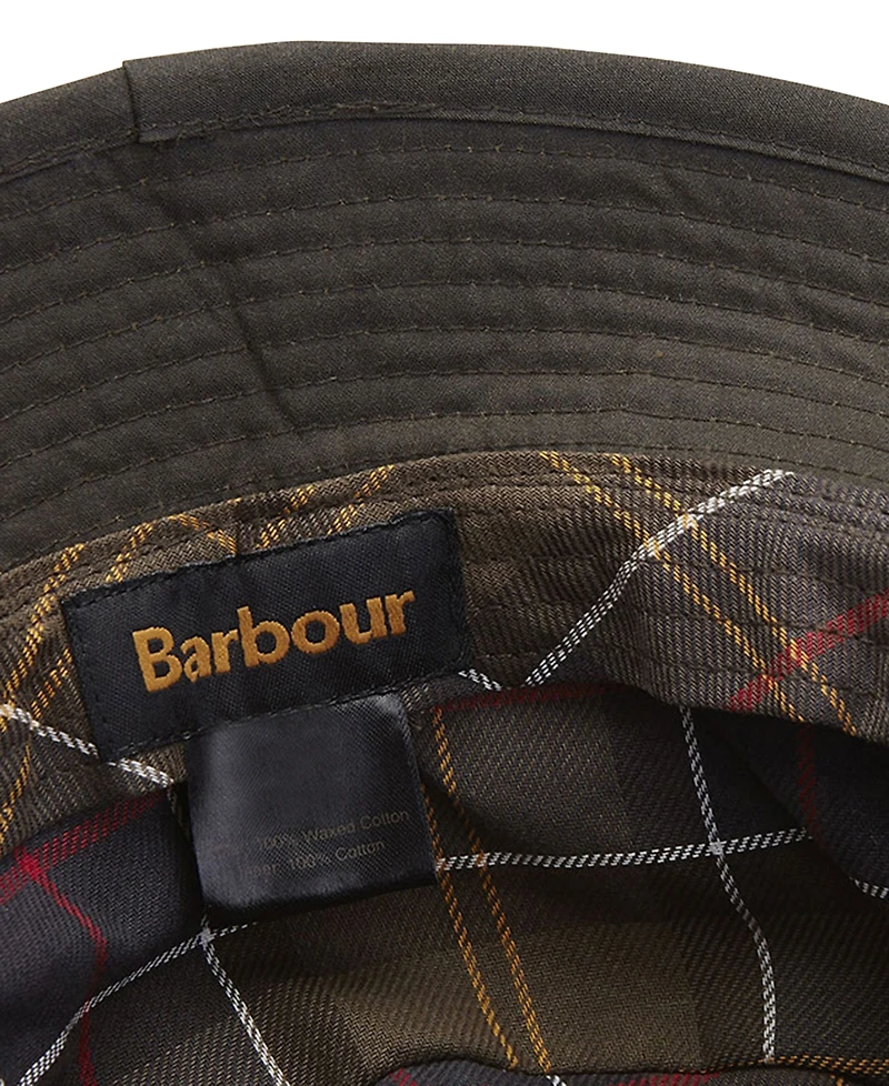 Barbour Men's Waxed Cotton Bucket Hat