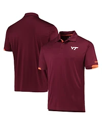 Men's Colosseum Maroon Virginia Tech Hokies Santry Polo Shirt