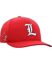 Men's Top of The World Red Louisville Cardinals Reflex Logo Flex Hat