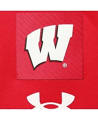 Men's Under Armour Red Wisconsin Badgers 2021 Sideline Command Full-Zip Jacket