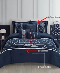 Stratford Park Aisleen 6 Piece Comforter Set