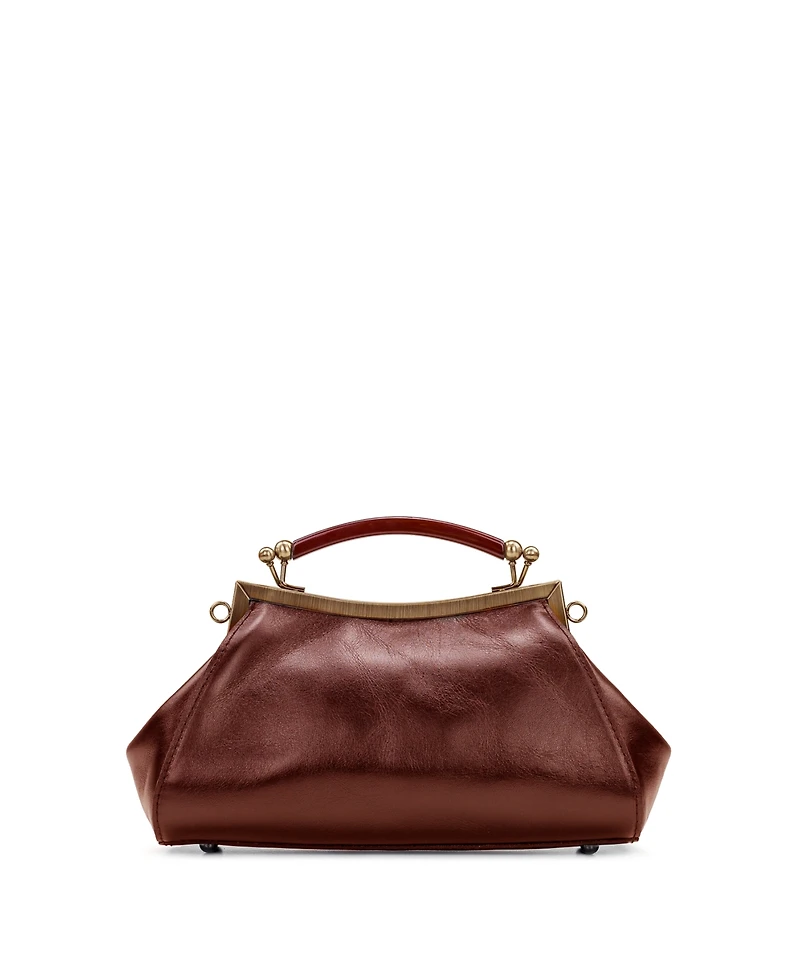 Patricia Nash Kelmscott Small Leather Frame Bag
