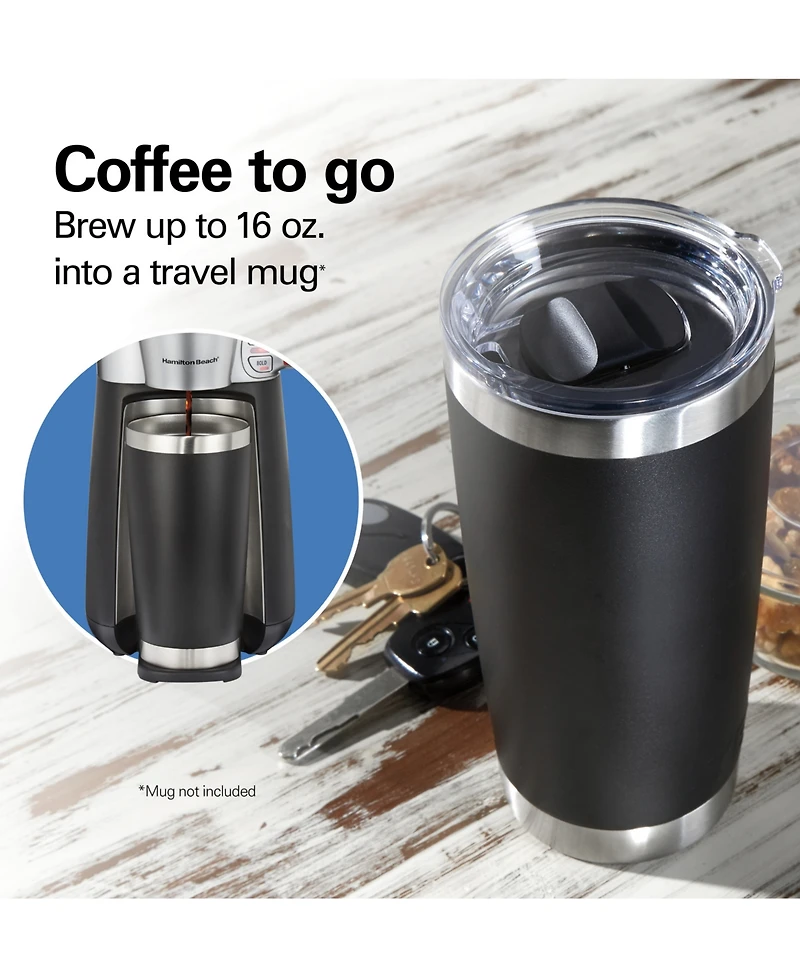 Hamilton Beach Convenient Craft Single-Serve Rapid Cold Brew & Hot Coffee Maker