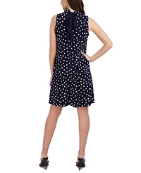 Robbie Bee Petite Bow-Back Trapeze Dress