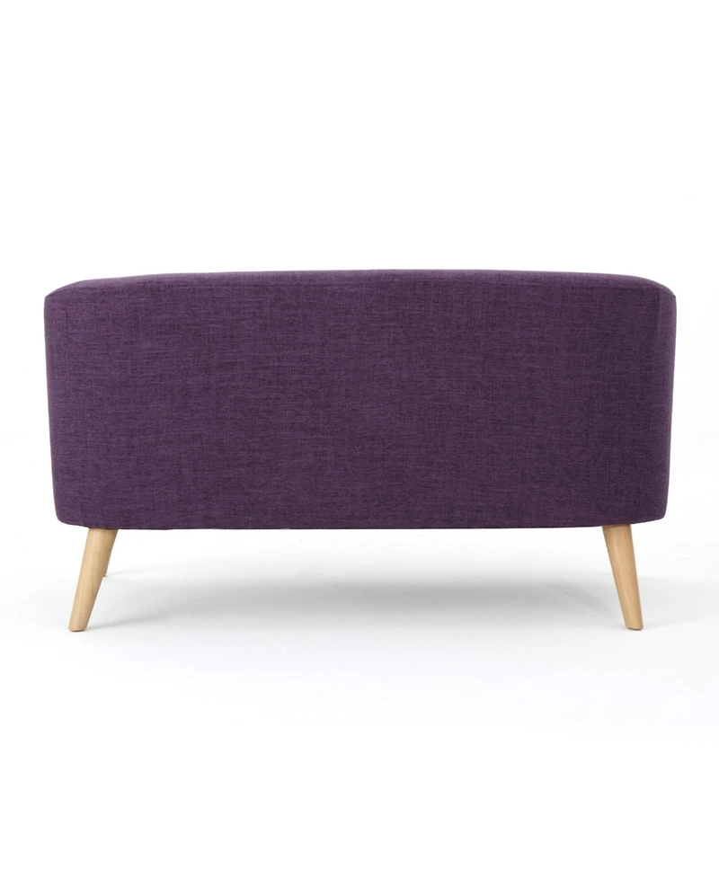 Bridie Muted Mid Century Modern Loveseat