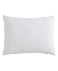 Vera Wang Solid Textured Pleats 3-Pc. Duvet Cover Set