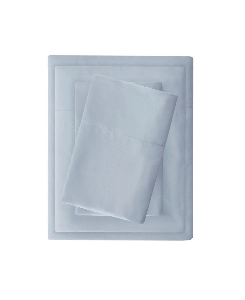 Madison Park 3M-Microcell Solid 4-Pc. Sheet Set, California King