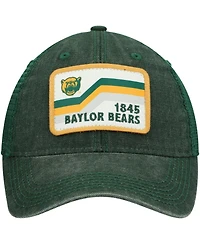 Men's Green Baylor Bears Sun & Bars Dashboard Trucker Snapback Hat