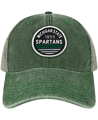 Men's Green Michigan State Spartans Sunset Dashboard Trucker Snapback Hat