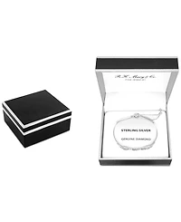 Diamond Heart Mama Bolo Bracelet (1/6 ct. t.w.)