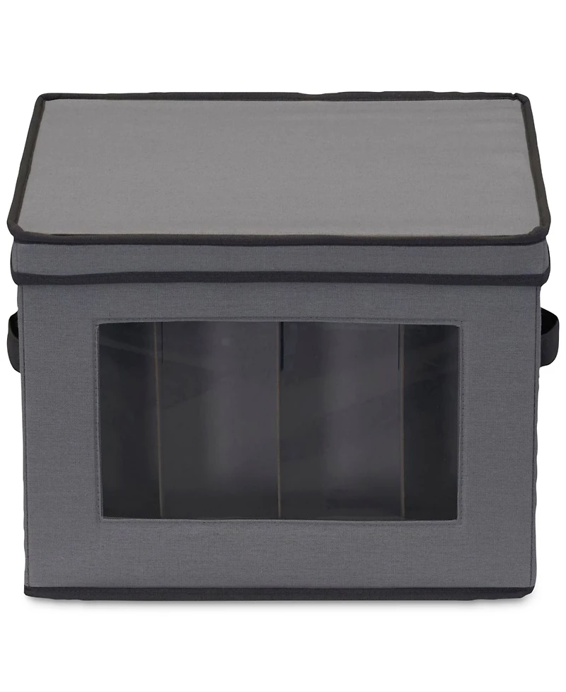 Household Essentials Holiday Stemware Storage Box