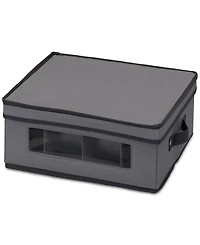 Household Essentials China Cup Chest with 12 Storage Compartments