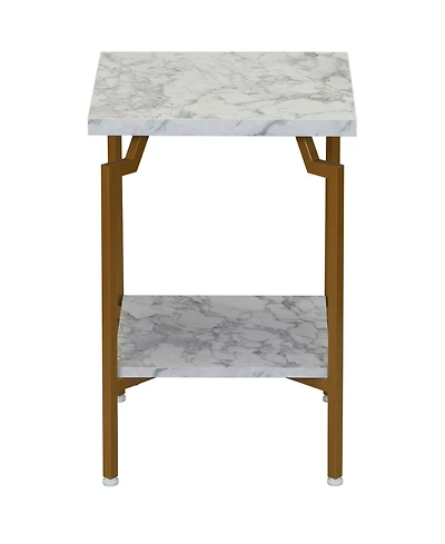 Crown Modern Marble Bed Side Table