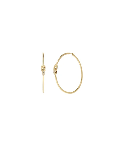 Coach Signature C Hoop Earrings