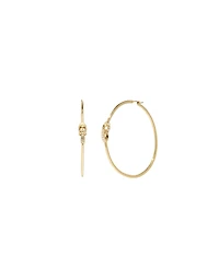 Coach Signature C Hoop Earrings