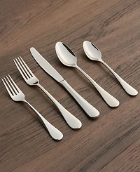 Cambridge Silversmiths Eloquence Mirror 20-Piece Flatware Set, Service for 4