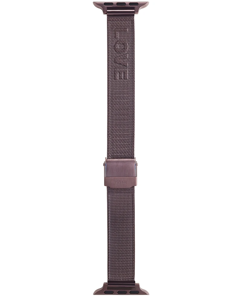Fossil Purple Stainless Steel Mesh Band for Apple Watch, 38, 40, 41mm