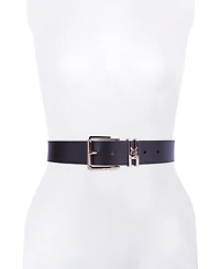 Michael Kors Women's Genuine Leather Logo Belt