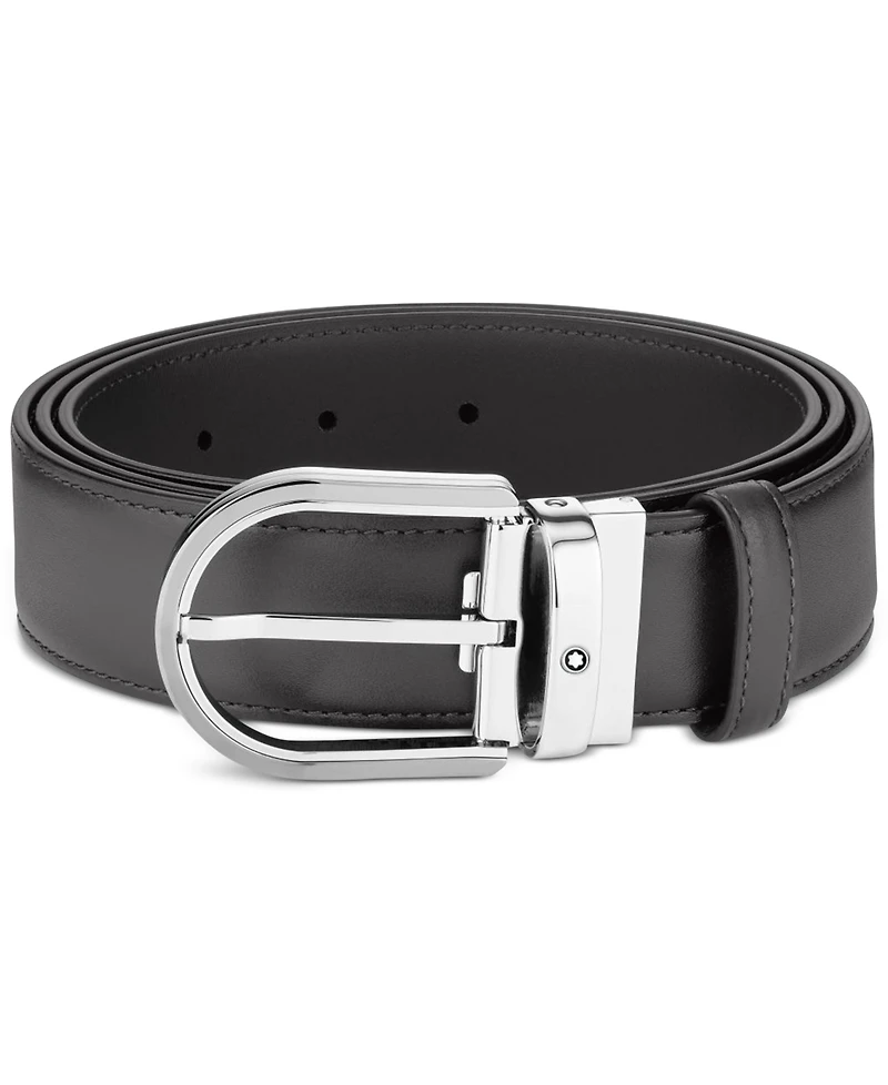 Montblanc Horseshoe Leather Belt