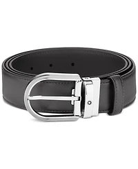Montblanc Horseshoe Leather Belt