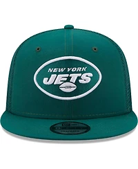 Men's New Era Green New York Jets Classic Trucker 9FIFTY Snapback Hat