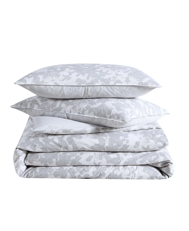 Kenneth Cole New York Merrion Cotton 2 Piece Duvet Cover Set, Twin