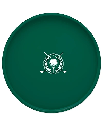 Pastimes 14" Round Golf Serving Tray