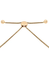Wrapped Diamond Large Link Bolo Bracelet (1/2 ct. t.w.) Sterling Silver or 14k Gold-Plated Silver, Created for Macy's