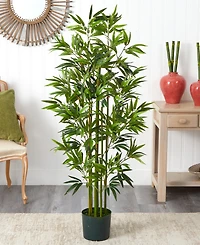 Bamboo Artificial Tree, 5'