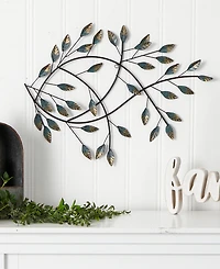 Scattered Leaves Vine Wall Decor, 18" x 22"